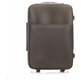 Louis Vuitton-Louis Vuitton Brown Taiga Pegase 55-Brown,Dark brown
