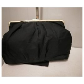 Bulgari-Bulgari black clutch bag-Black