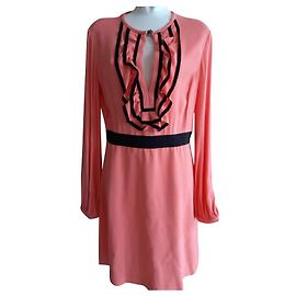 Autre Marque Atos Lombardini boho chic dress Fuschia