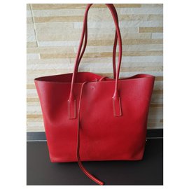 Prada-Prada shoulder bag tote bag red-Red