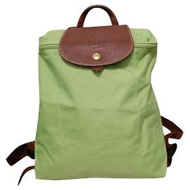 Longchamp Le Pliage zaino verde pastello Verde chiaro
