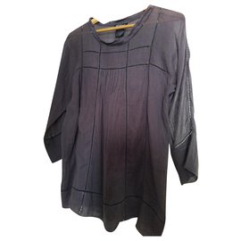 Camicetta Isabel Marant Etoile Grigia in Cotone Grigio