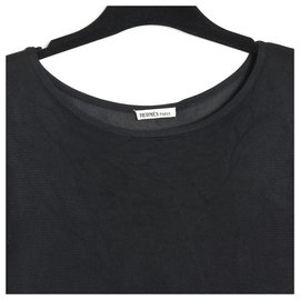 Hermès-SS97 MARGIELA DRESS TUNIC BLACK FR36-Black
