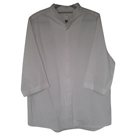Camisa Cos Blanca de Algodón y Elastano Blanco