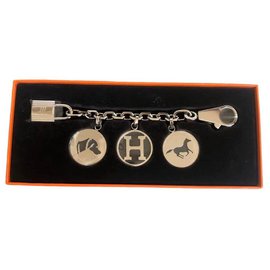 Hermès-Charm para bolso Hermes Breloque-Hardware de plata