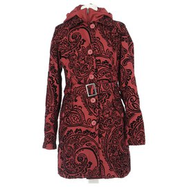 Desigual Coat Dark red
