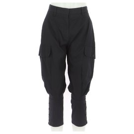 Prada-Cropped trousers-Black