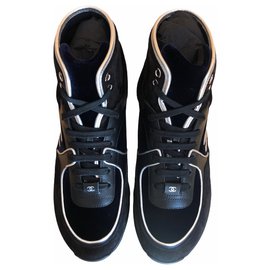 Chanel-Sneakers-Black,Blue