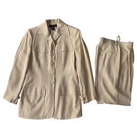 Banana Republic Vintage cream suit Cream
