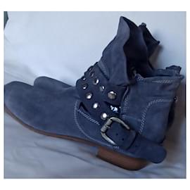 Vic Matié-Ankle Boots-Grey