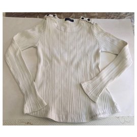 Burberry-Pullover-Weiß