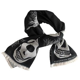 Alexander Mcqueen Schals Schwarz