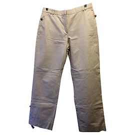 Pantalones Burberry London Blanco
