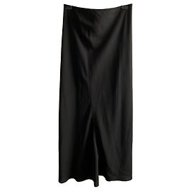 Jil Sander Vintage schwarzer langer Rock Schwarz