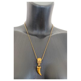 Alexander Mcqueen-Necklaces-Golden