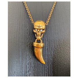 Alexander Mcqueen-Necklaces-Golden