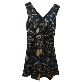 Ted Baker Floral Dress Polyester M Multiple colors