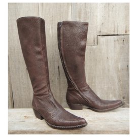 Free Lance-Boots-Dark brown