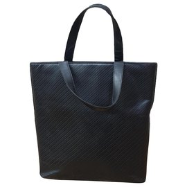Lancel-Lancel borsa shopper shopping bag-Nero