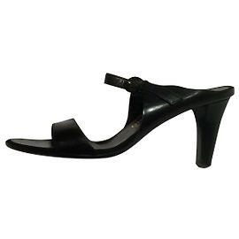 Sandales / mules à talons Salvatore Ferragamo Noir