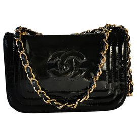 Chanel-Mini bolsa-Negro