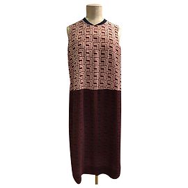 Vestido Bruuns Bazaar con estampado geométrico de viscosa Otro