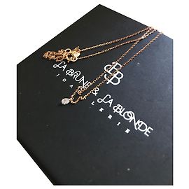 La brune & La blonde Collares Gold hardware