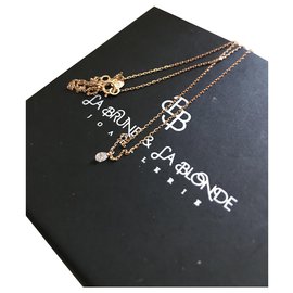 La brune & La blonde-Necklaces-Gold hardware