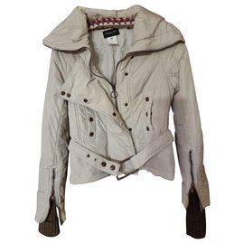 Patrizia Pepe short puffer jacket cream Cream