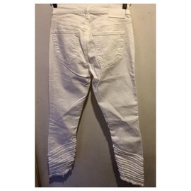 True Religion-Jeans elasticizzati bianchi Halle-Bianco