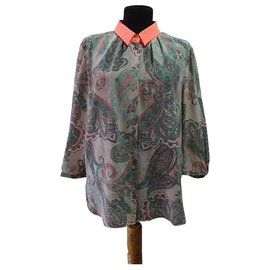 Camicia in seta Luisa Cerano Multicolore