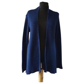 Karl Lagerfeld Strickjacke Blau Baumwolle Blau