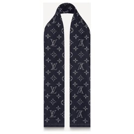 Louis Vuitton-Écharpe en jean LV neuf-Bleu