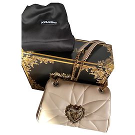 Dolce & Gabbana Large Devotion bag Beige