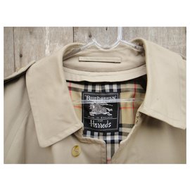 Burberry-casaco Burberry vintage t para homem50 com forro de lã removível-Bege