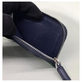 Prada-Prada Brieftasche mit Reißverschluss neu-Blau