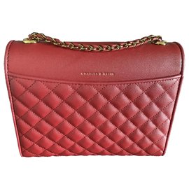 Autre Marque-Charles & Keith-Rot
