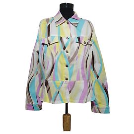 Veste Escada en coton et élasthanne multicolore Multicolore