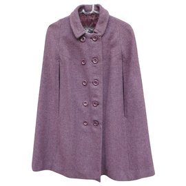 Burberry-Capa burberry vintage t 38-Roxo