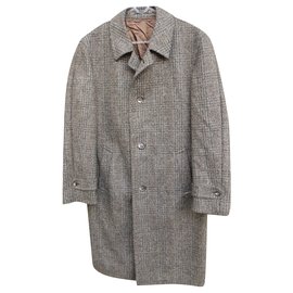Autre Marque-casaco masculino vintage 50-Cinza