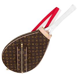 Louis Vuitton Capa de raquete de tênis LV nova Marrom