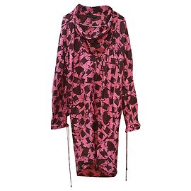 Burberry Fantasy-Kleid Schwarz Pink