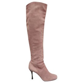 Gucci-Gucci p boots 38,5-Pink
