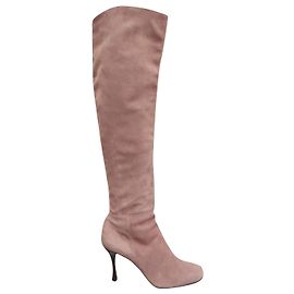 Botas Gucci p 38,5 Rosa