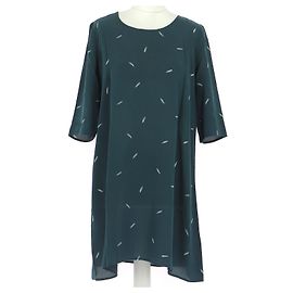 Des Petits Hauts Robe Dunkelgrün