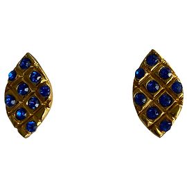 Yves Saint Laurent Boucles d’oreilles CLIP YSL Bleu