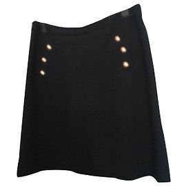 Completo gonna in lana nera Gerard Darel Nero