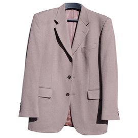 Yves Saint Laurent-Blazers Jackets-Brown
