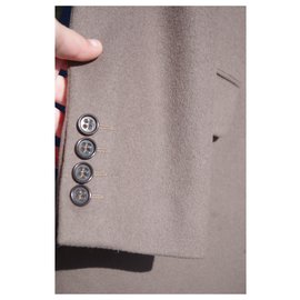Yves Saint Laurent-Blazers Jackets-Brown