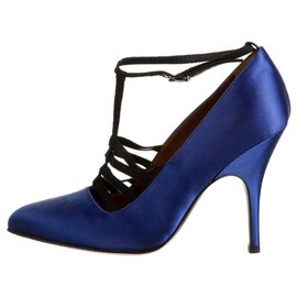 Lanvin-Zapatos de salón Lanvin con tira en T-Azul